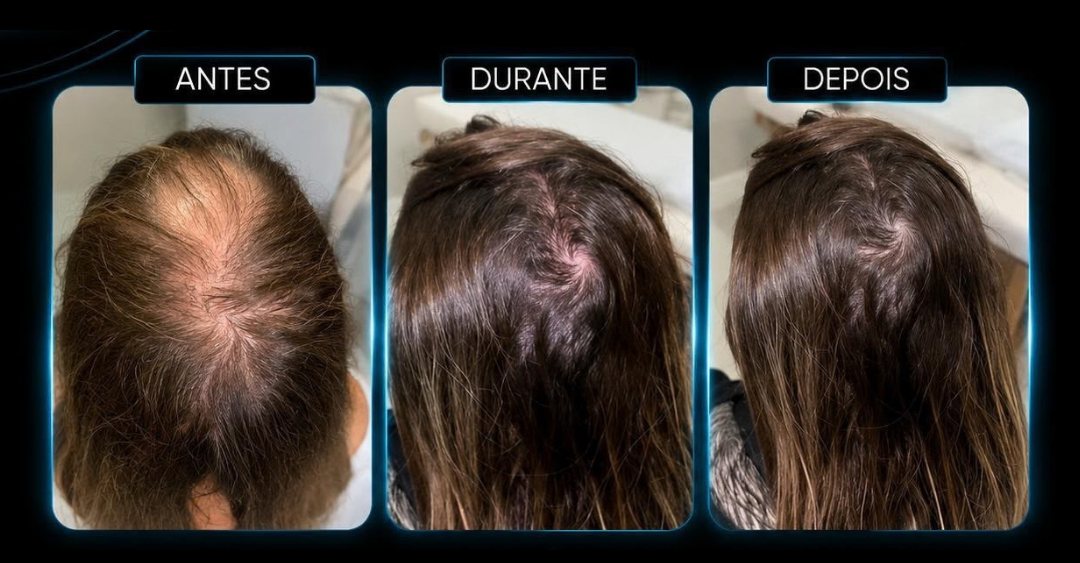 Antes, durante e depois - M Hair